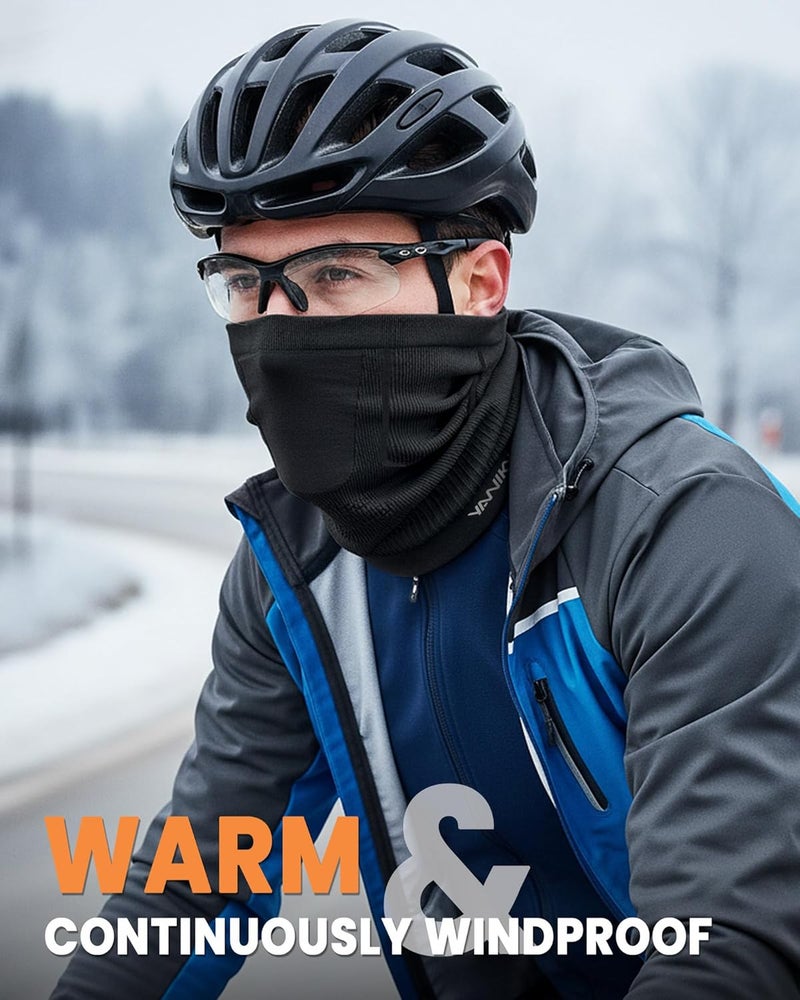 YANIKY Winter Neck Warmer Gaiter Ski Face Mask, Breathable Fleece Balaclava Windproof Cold Weather Scarf - Image 4